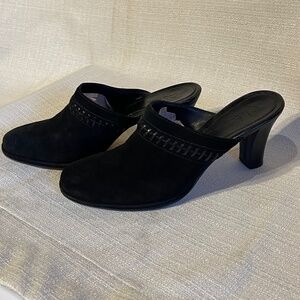 Cole hann high heel clog slippers